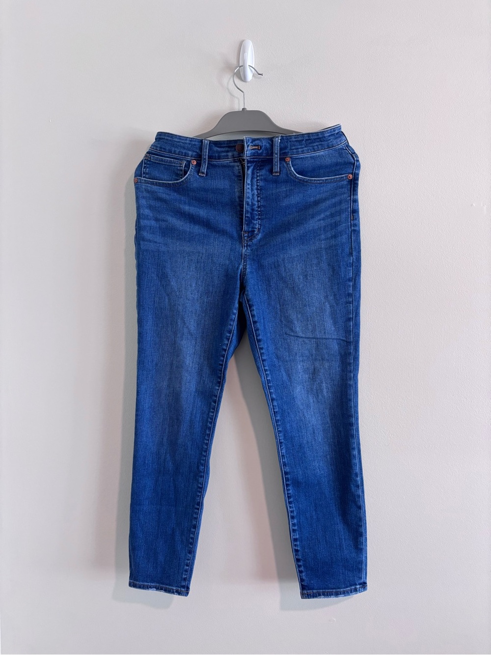 Madewell Curvy High Rise Skinny Crop Jeans